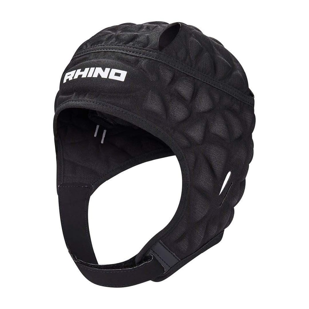 RHINO RUGBY Forcefield Pro Scrum Cap Head Guard in‎ Black - Size Large